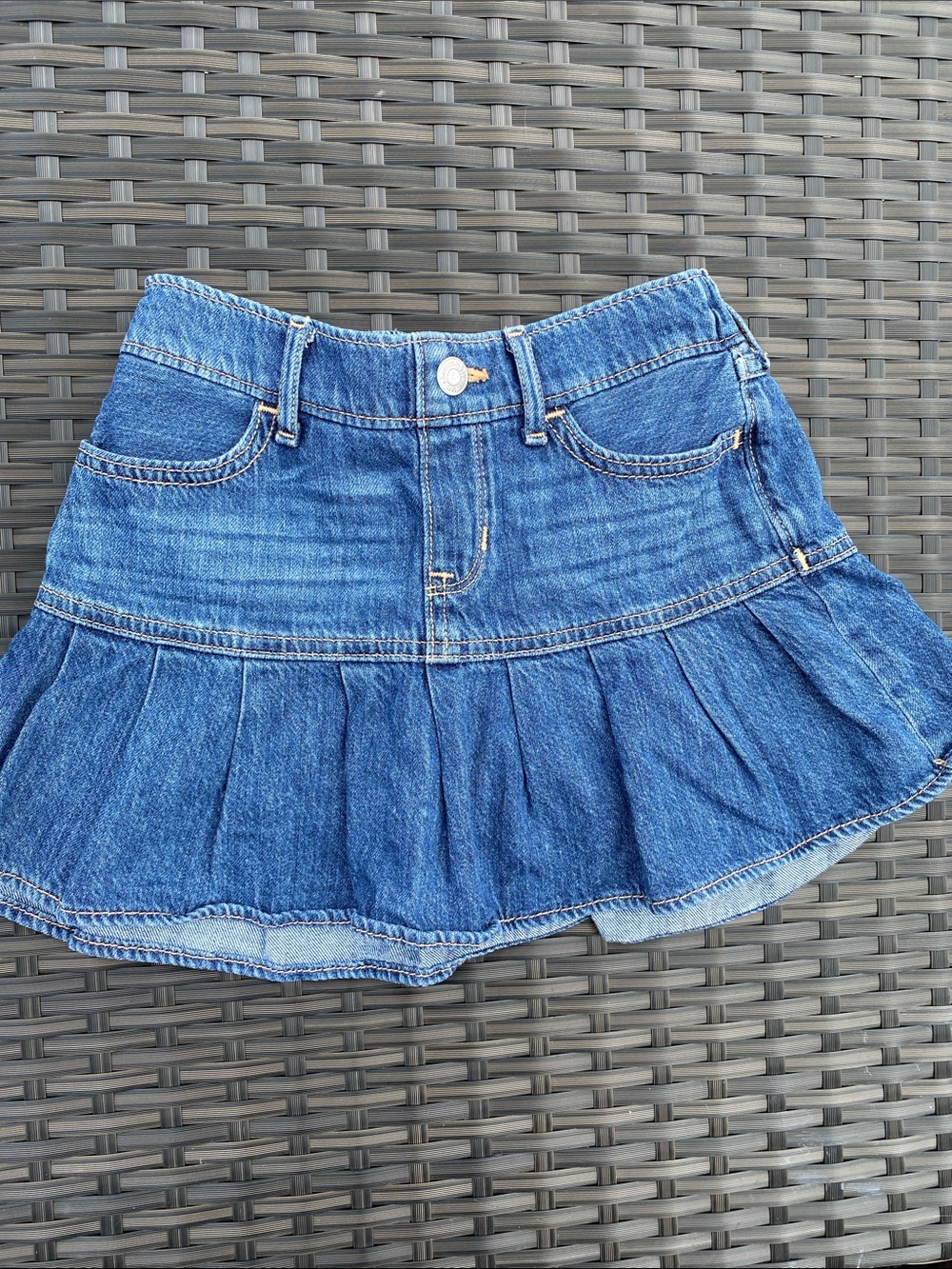 Abercrombie kids Blue Denim Skirt/Skort.